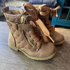 Toddler Brown Fall Boots